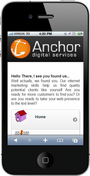 Anchor Digital Web App